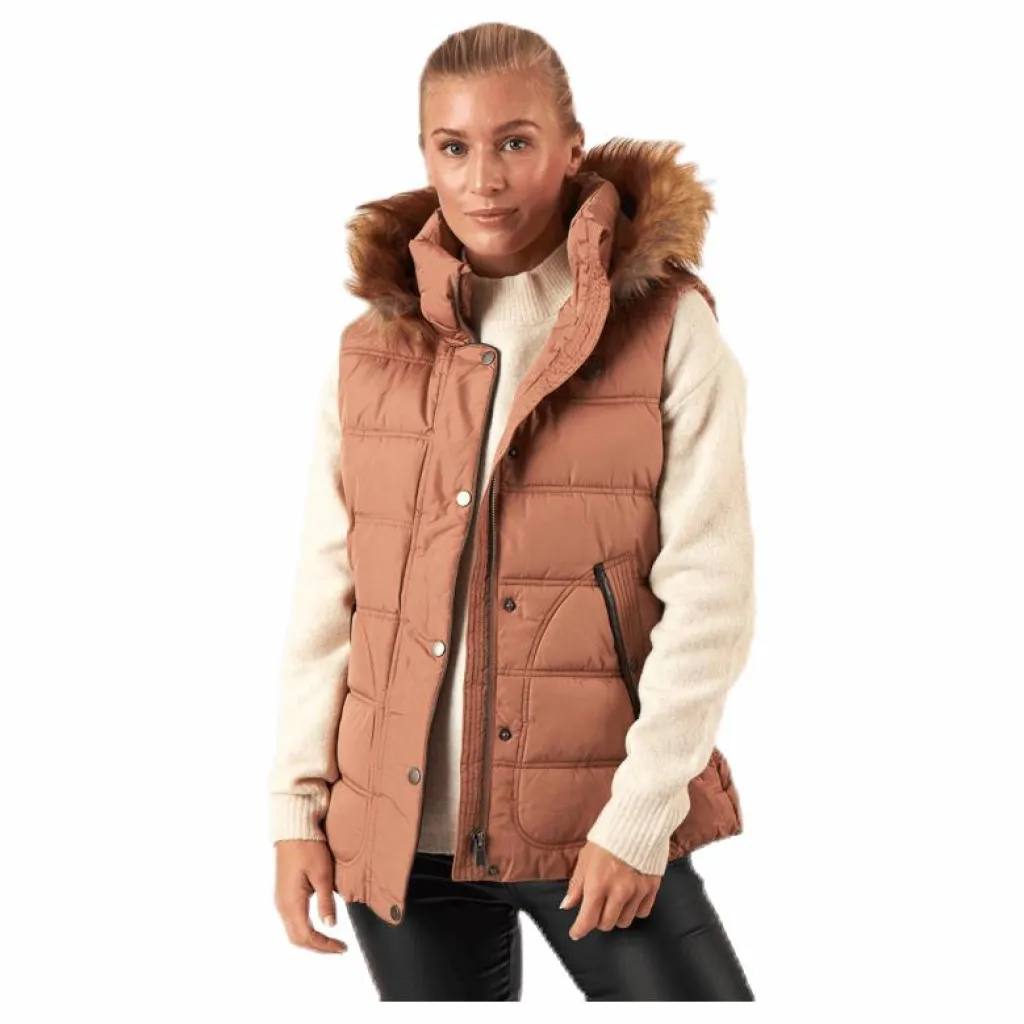 Tuxer Nadja Waistcoat Beige Clearance