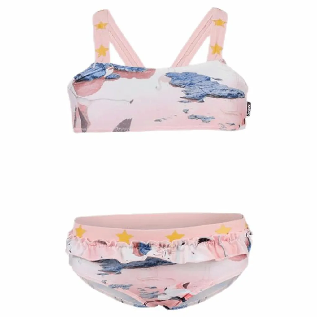 Molo Naila Bikini Pink/Patterned Rosa och Mönstrad Hot