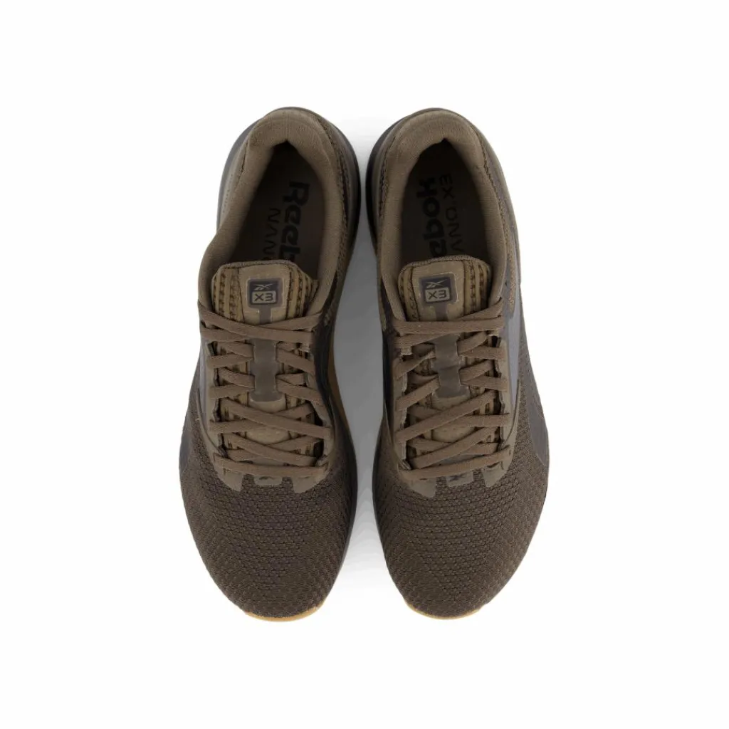 Reebok Nano X3 Gro/cblack/rbkle3 Brun Outlet