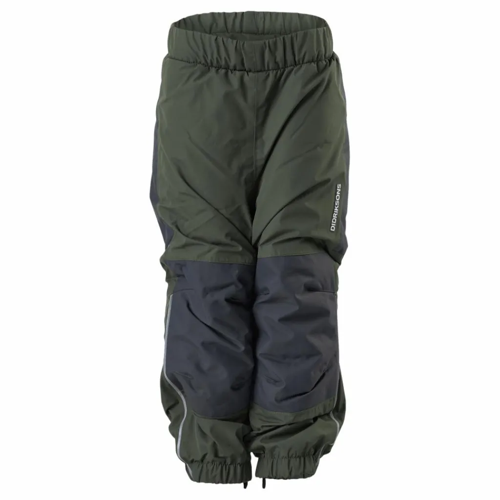Didriksons Narvi Kids Pant Green Grå Sale