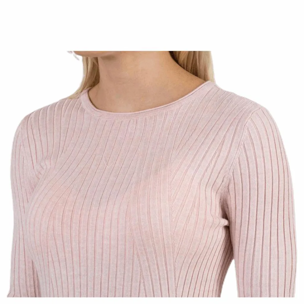 Natalia L/S Rib Pullover Knt Red*Only Best