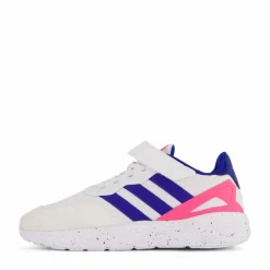 adidas Nebzed Elastic Lace Top Strap Shoes Cloud White / Royal Blue / Lucid Pink Vit Hot