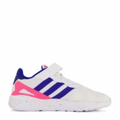 adidas Nebzed Elastic Lace Top Strap Shoes Cloud White / Royal Blue / Lucid Pink Vit Hot