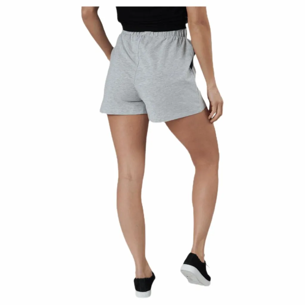 Pieces Neora Hw Frill Shorts Grey Grå Clearance