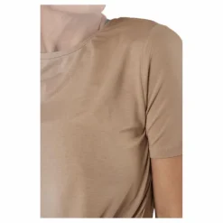 Pieces Neora Ss Tie Tee Beige Outlet