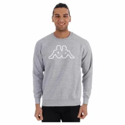 Kappa Nettuno Crewneck Grey Grå Outlet