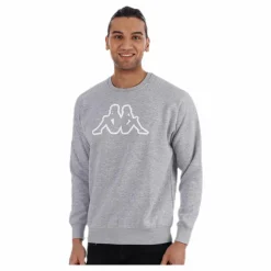 Kappa Nettuno Crewneck Grey Grå Outlet