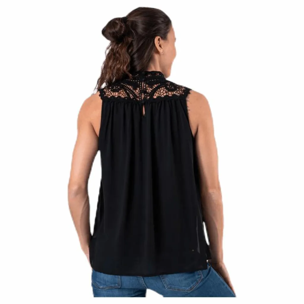 New Cat S/L Top Wvn Black*Only Sale