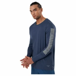 Night LS Perf Tee Blue*Björn Borg Outlet