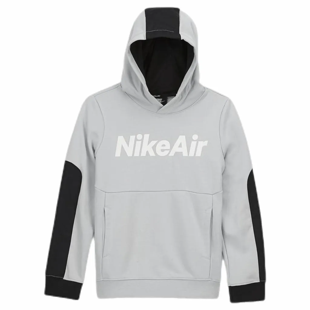 Air PO Hoodie Junior Black/Grey*Nike Discount