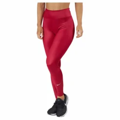 Nike Dri-fit One Women's Mid-r Mystic Hibiscus/white Röd Outlet