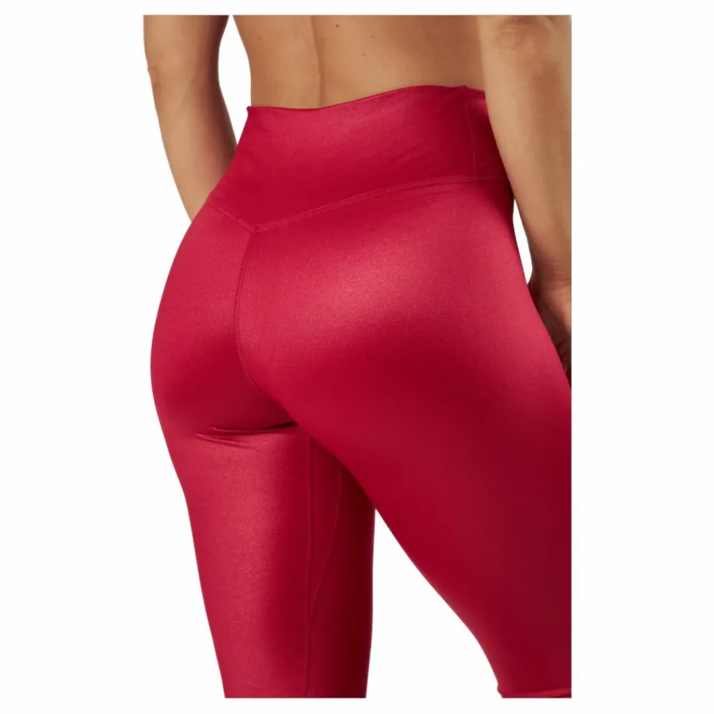 Nike Dri-fit One Women's Mid-r Mystic Hibiscus/white Röd Outlet