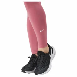 Nike Dri-fit One Women's Mid-r Desert Berry/white Rosa Clearance