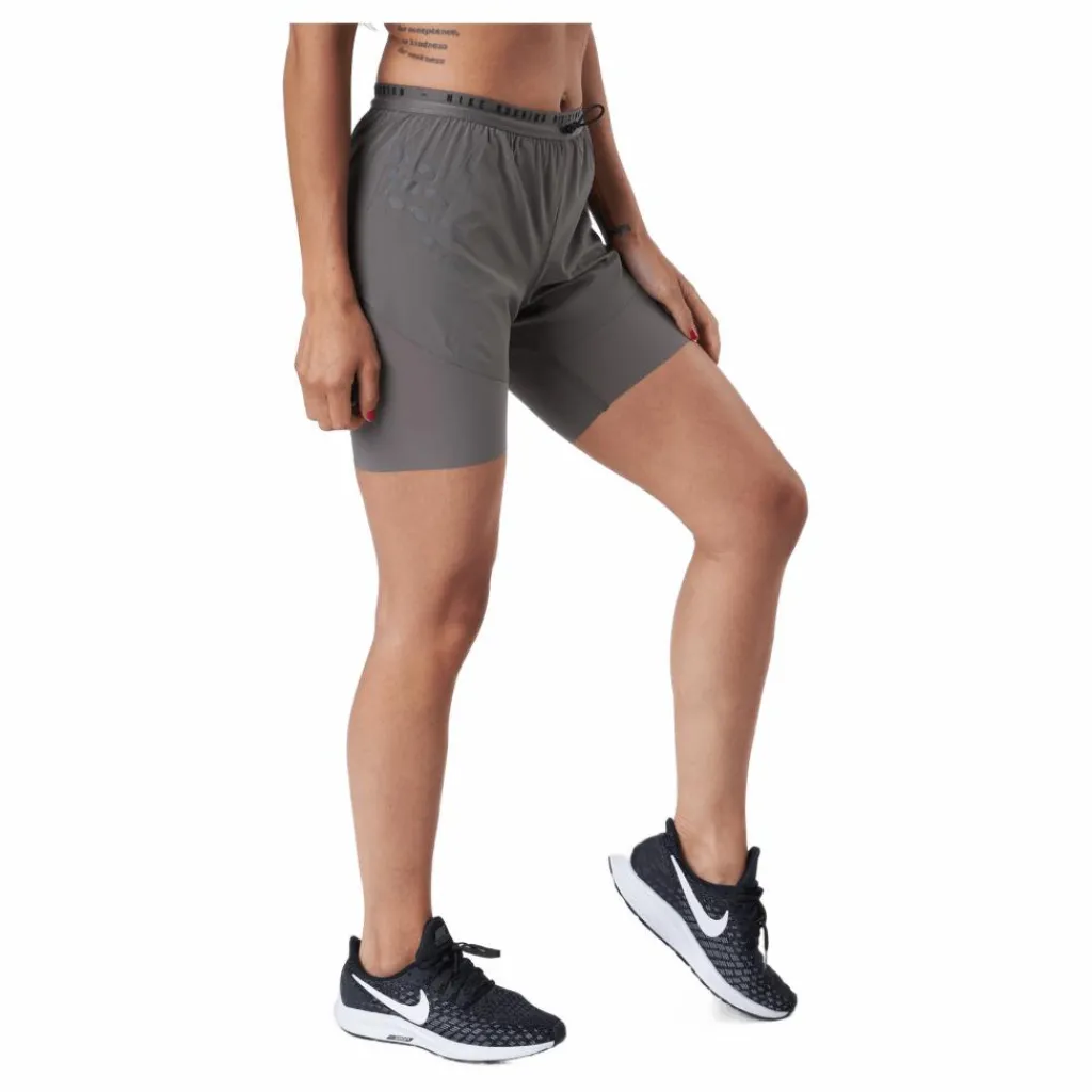 Nike Dri-fit Run Division Wome Cave Stone/cave Stone/black Grå Online