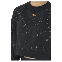 Nike Dri-fit Women's Novelty F Black/metallic Gold Svart Sale