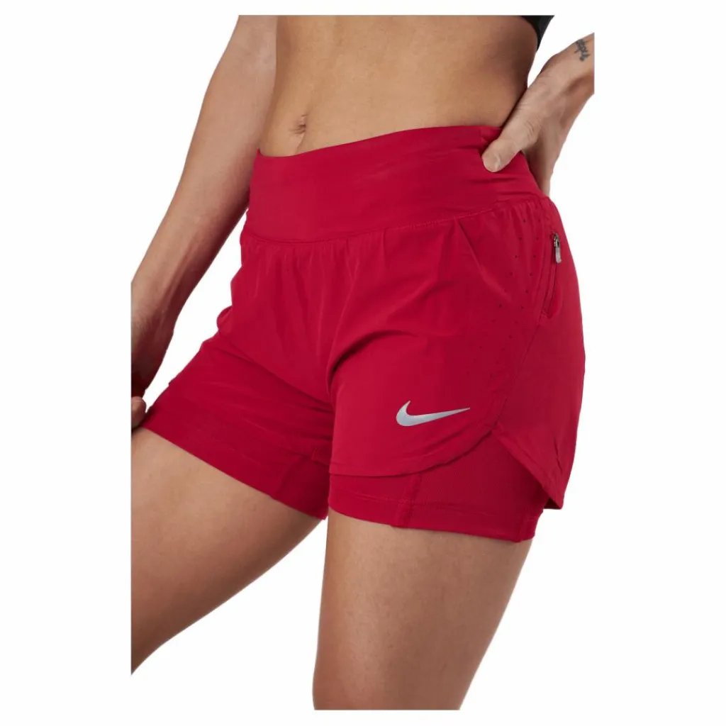 Nike Eclipse Women's 2-in-1 Ru Mystic Hibiscus/reflective Sil Röd Best