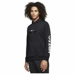Nike F.C. Pullover Hoodie White/Black Svart Best