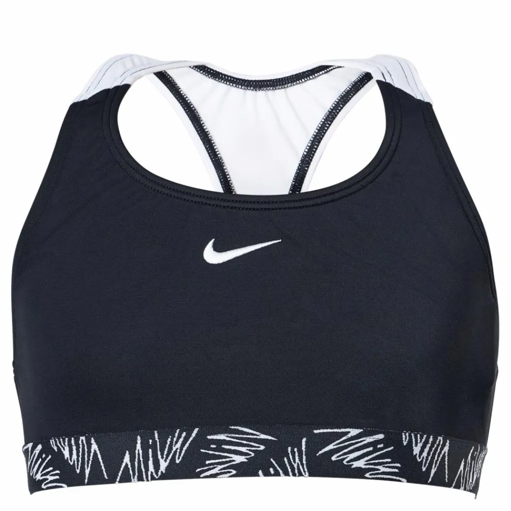 Nike Swim Nike G Crossback Bikini Script Black Svart New