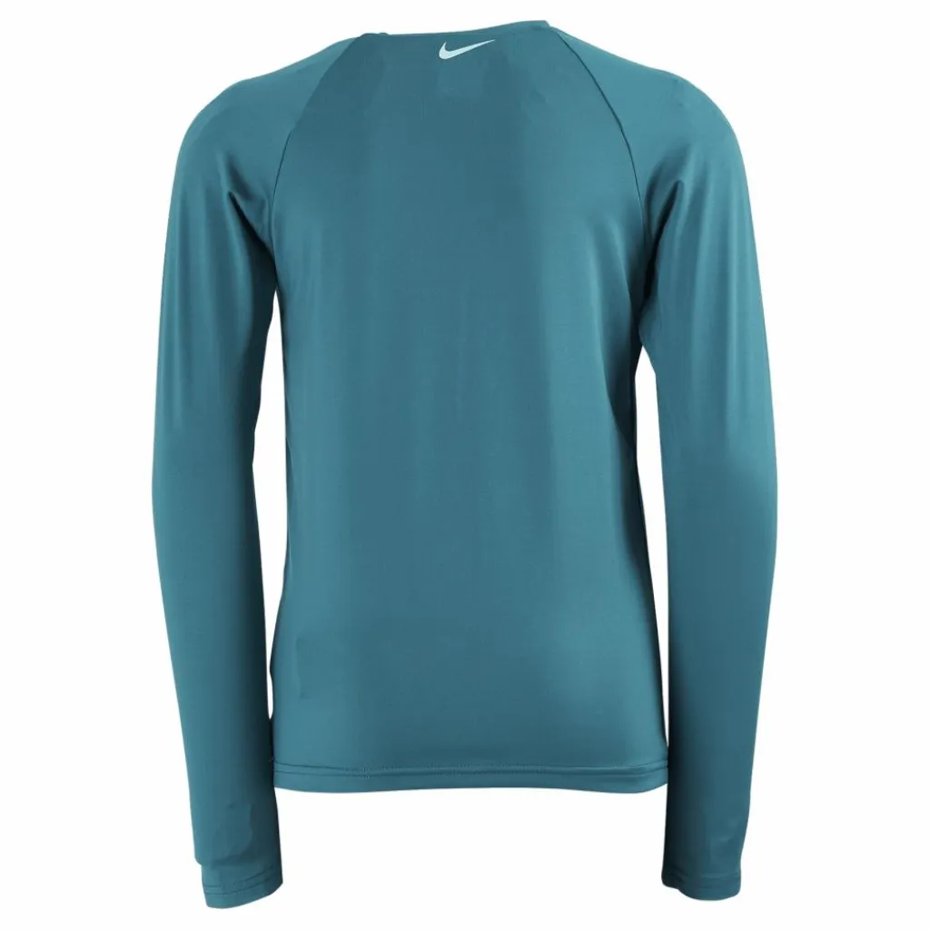 Nike Swim Nike Matrix Swoosh Long Sleeve Bright Spruce Blå New