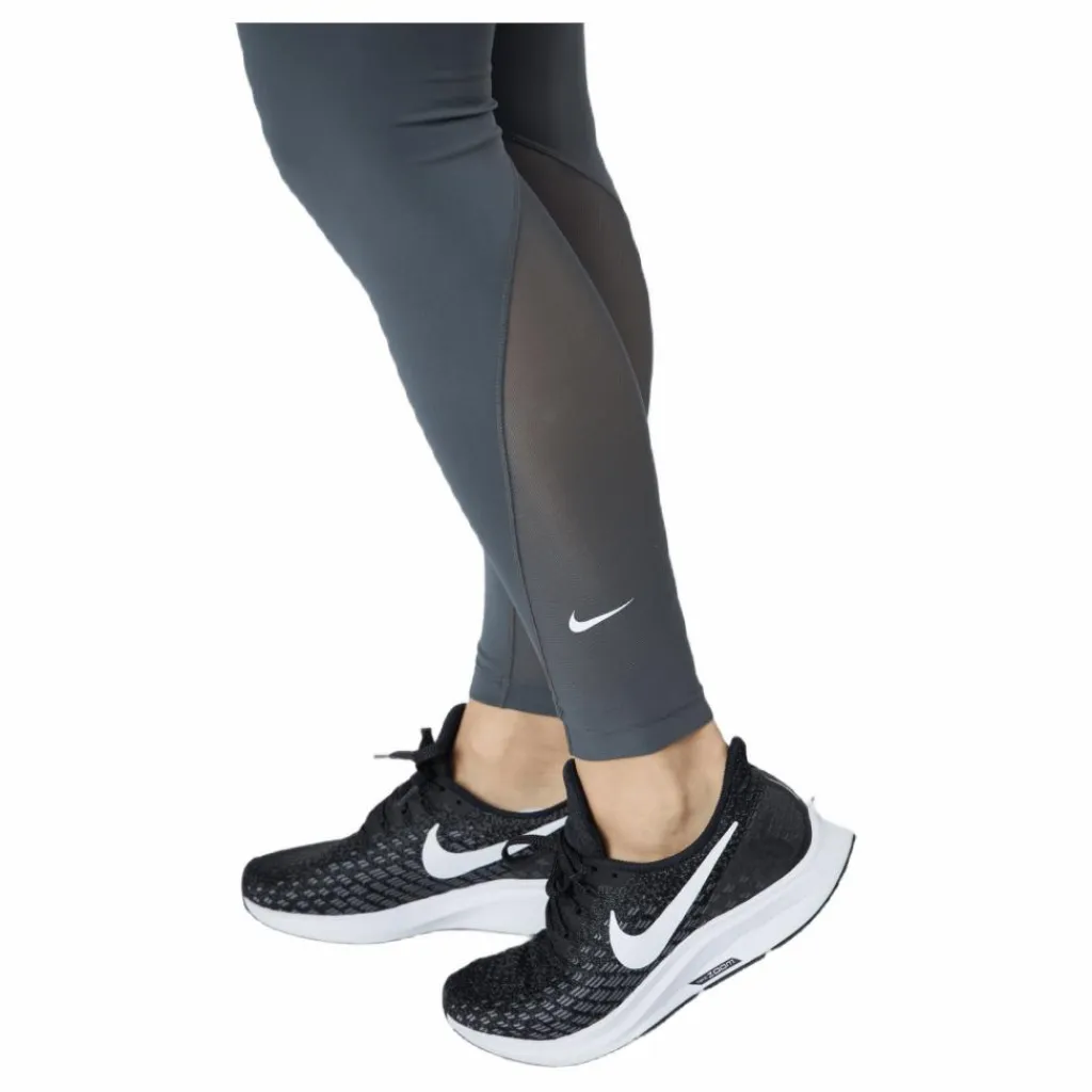Nike One Women's Mid-rise 7/8 Iron Grey/white Grå New