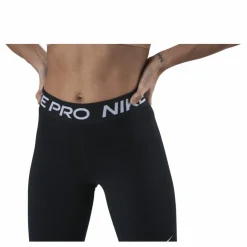 Nike Pro 365 Women's Mid-Rise Crop Leggings BLACK/WHITE Svart Discount