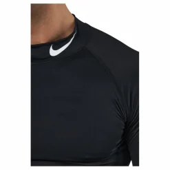 Pro Dri-FIT Men's Tight Fit Long-Sleeve Top BLACK/WHITE*Nike Sale