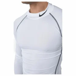 Pro Dri-FIT Men's Tight Fit Long-Sleeve Top WHITE/BLACK/BLACK*Nike Sale