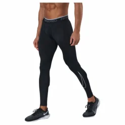 Nike Pro Dri-FIT Men's Tights BLACK/WHITE Svart