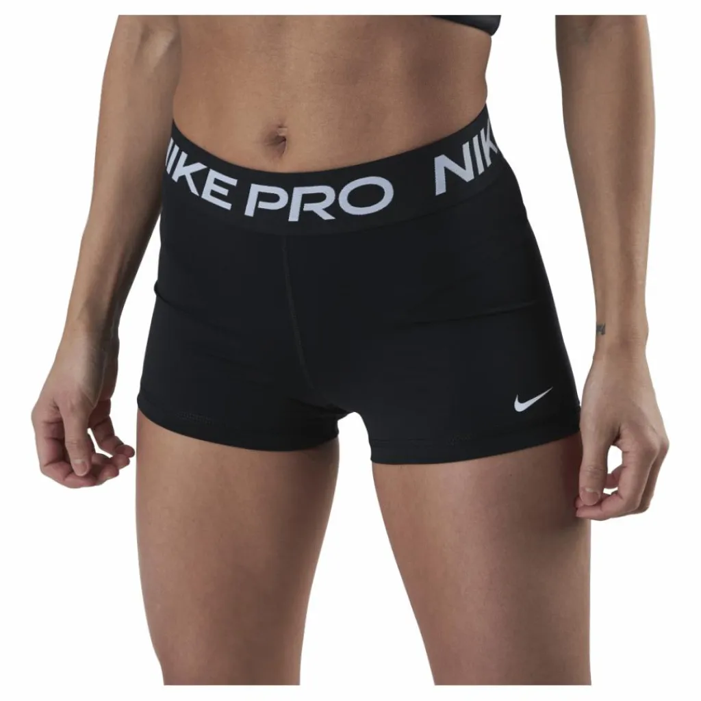 Pro Women's 3" Shorts BLACK/WHITE*Nike Discount