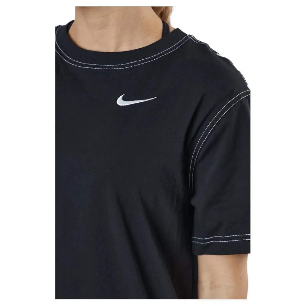 Nike Sportswear Swoosh Women's Black/black/white/white Svart Clearance