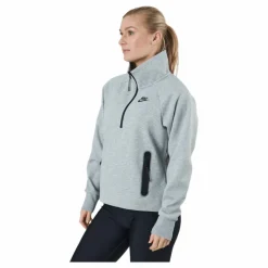 Nike Sportswear Tech Fleece Wo Dk Grey Heather/black Grå