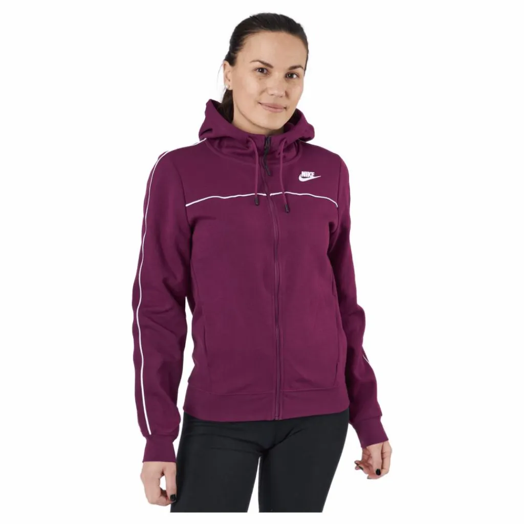 Nike Sportswear Women's Full-z Sangria/white Lila Best