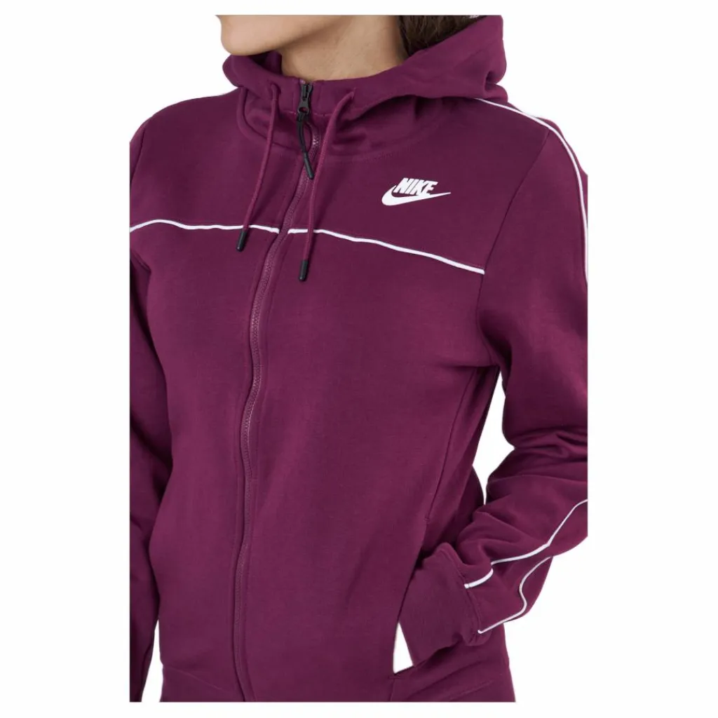 Nike Sportswear Women's Full-z Sangria/white Lila Best