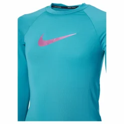 Nike Swoosh  Long Sleeve Hydro Aquamarine*Nike Swim Best