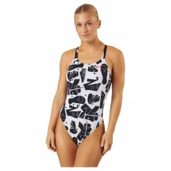 Nike W Modern Spiderback One P Black*Nike Swim Sale