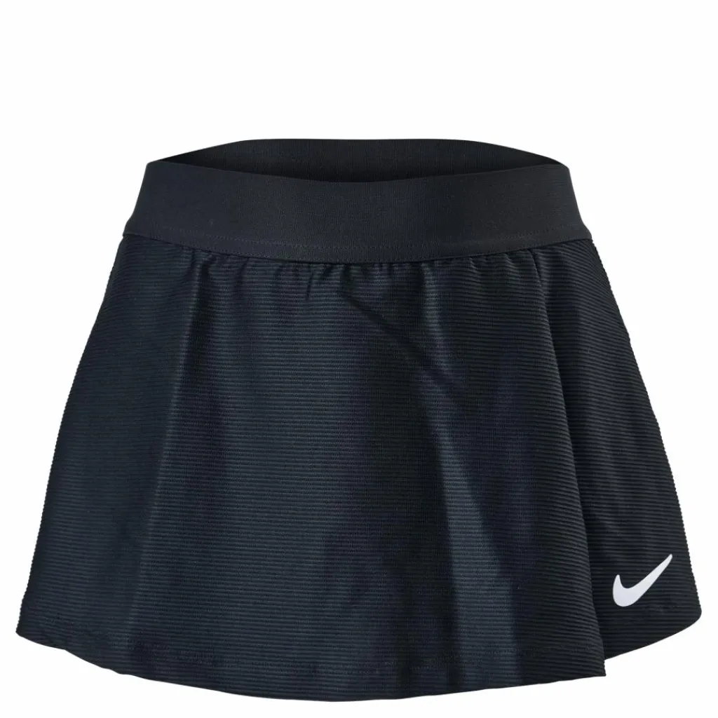 Nike Court Victory Big Kids' (Girls') Tennis Skirt BLACK/WHITE Svart Best