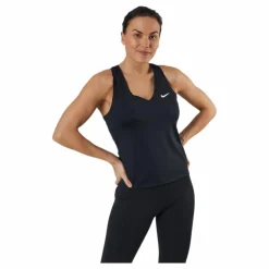 Nike Court Victory Women's Tennis Tank BLACK/WHITE Svart Sale