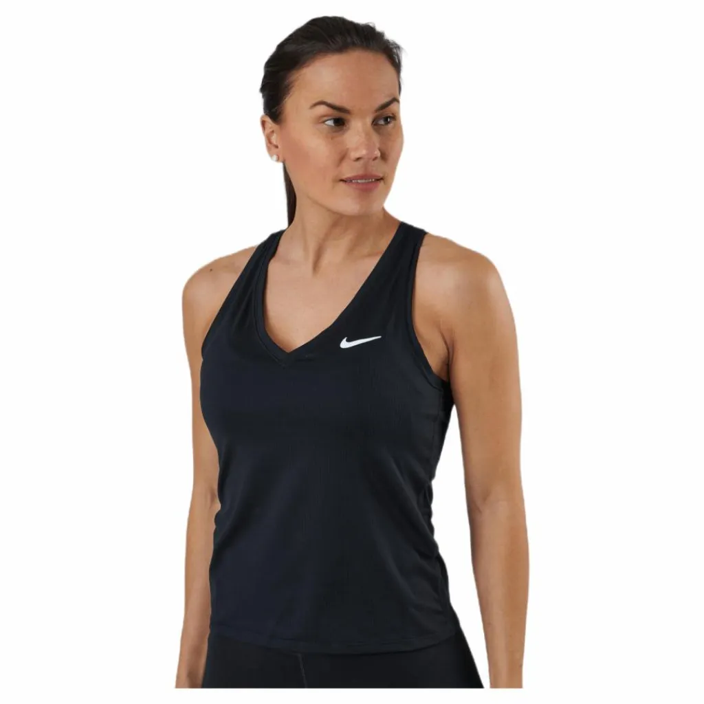 Nike Court Victory Women's Tennis Tank BLACK/WHITE Svart Sale