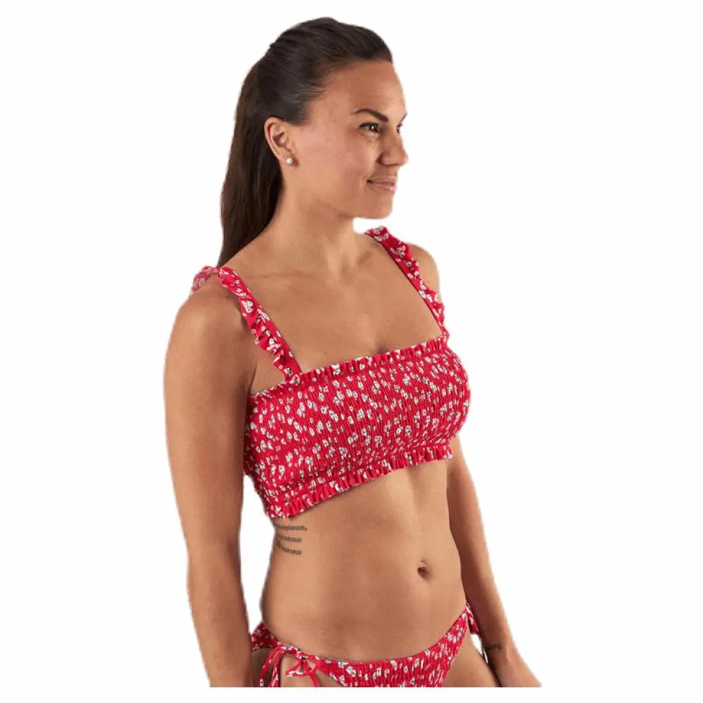 Pieces Nikita Bikini Bra Top Red Röd Online