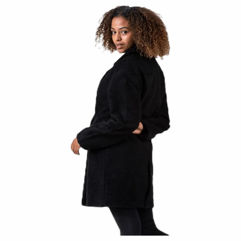 Only Nina Celeste Wool Coat Black Svart Clearance