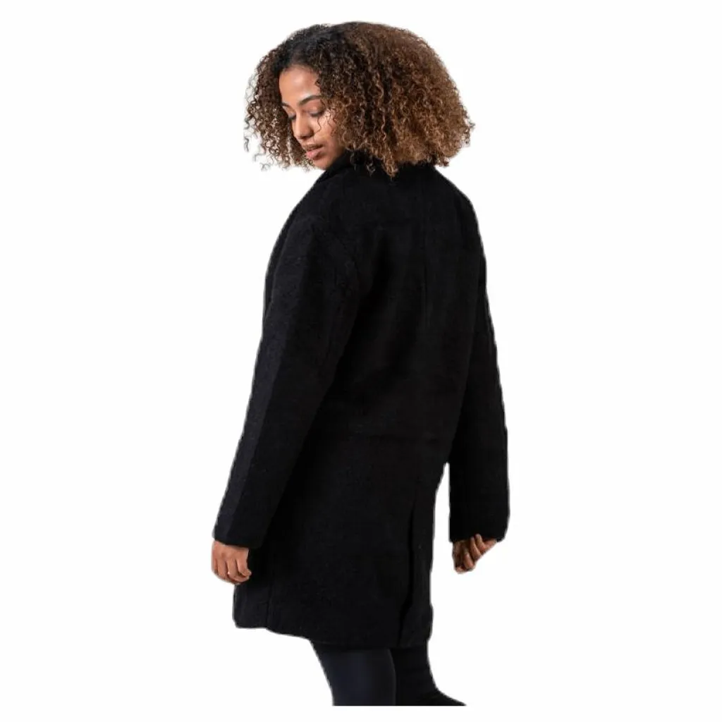 Only Nina Celeste Wool Coat Black Svart Clearance