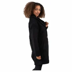 Only Nina Celeste Wool Coat Black Svart Clearance