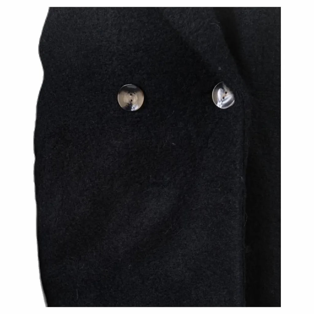 Only Nina Celeste Wool Coat Black Svart Clearance