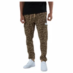 FRONTIER Nixon Sweatpants Patterned/Beige Mönstrad och Beige New
