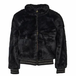 Name It Nkfmanette Faux Fur Bomber Jac Black Svart Online