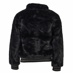 Name It Nkfmanette Faux Fur Bomber Jac Black Svart Online