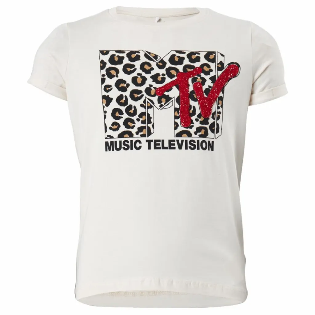 Nkfmtv Arina Ss Top Bfu Whitecap Gray*Name It Discount