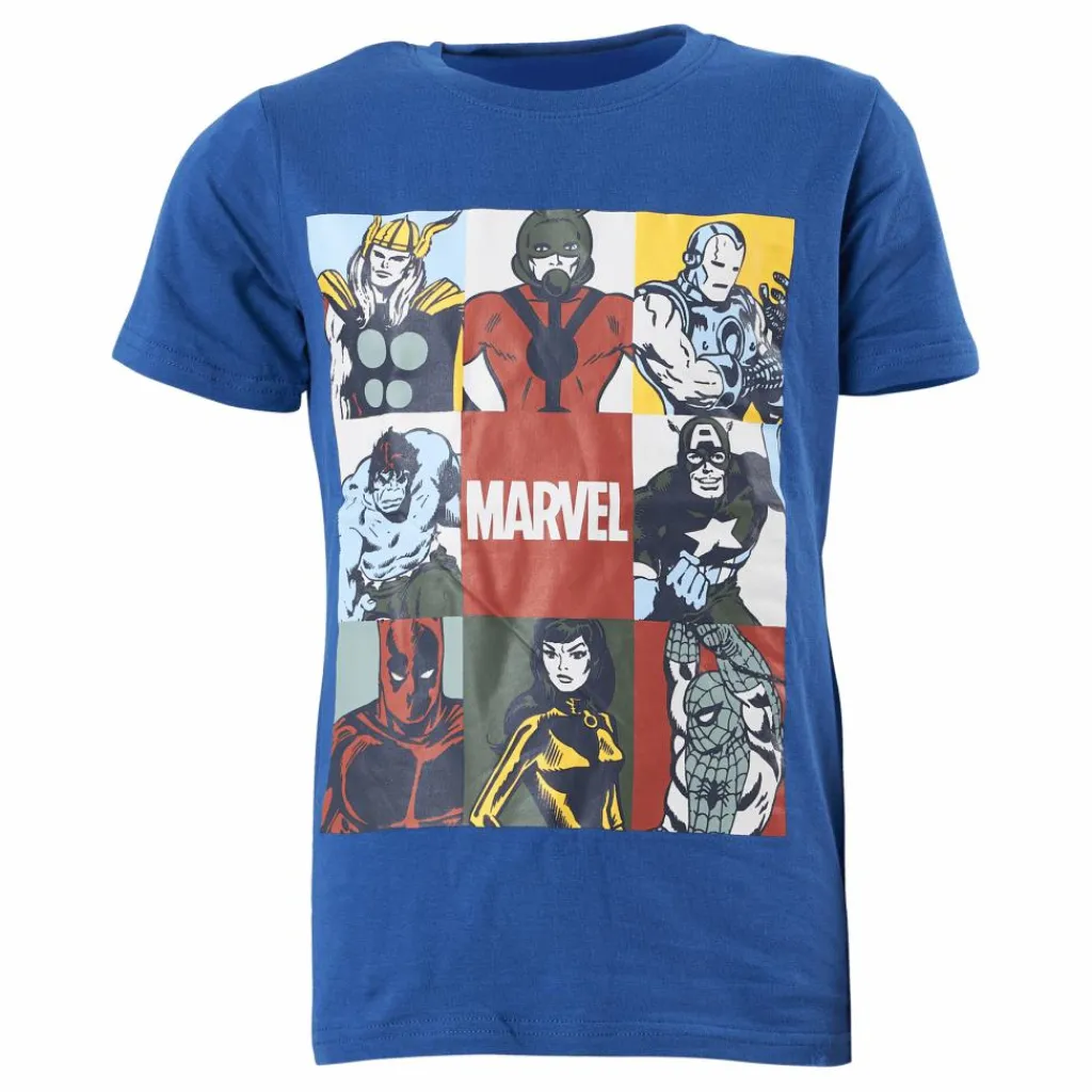 Name It Nkmarthur Marvel Ss Top Mar Nouvean Navy Blå Online