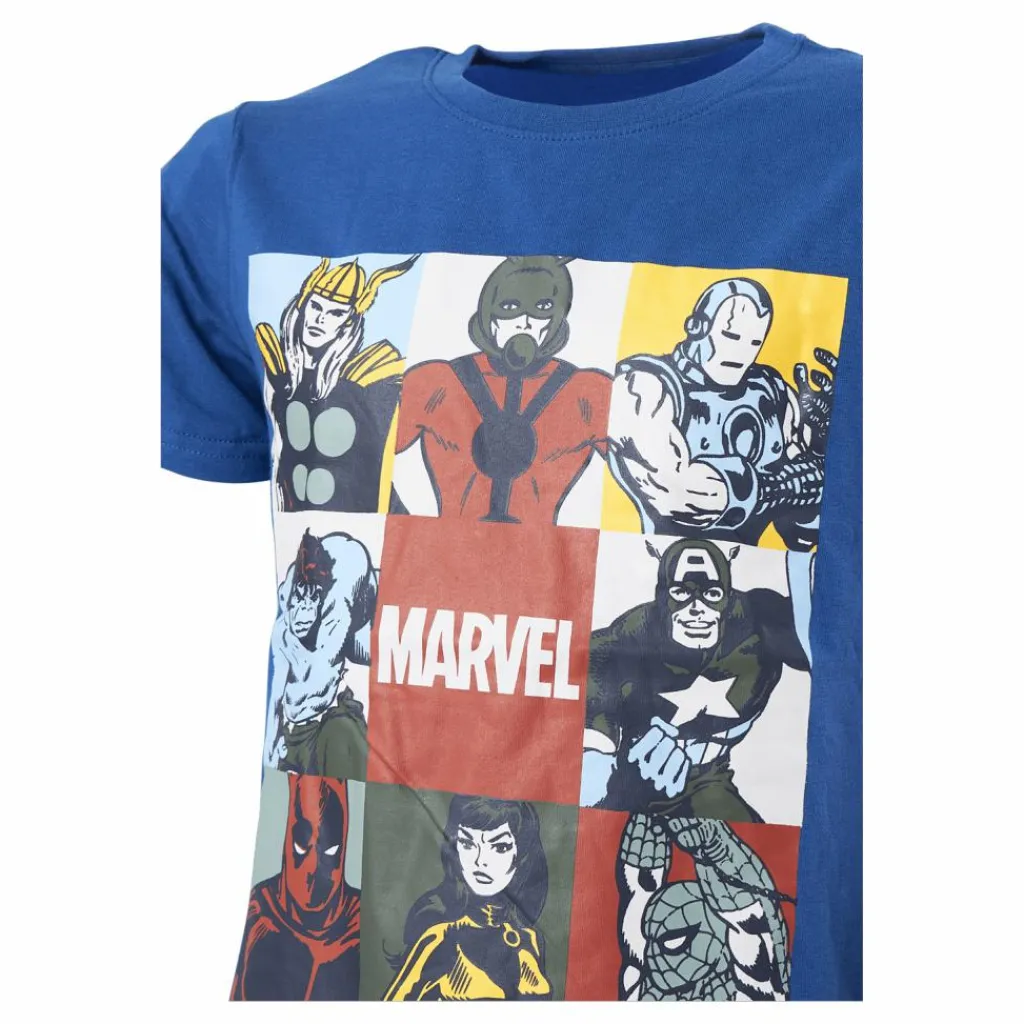 Name It Nkmarthur Marvel Ss Top Mar Nouvean Navy Blå Online