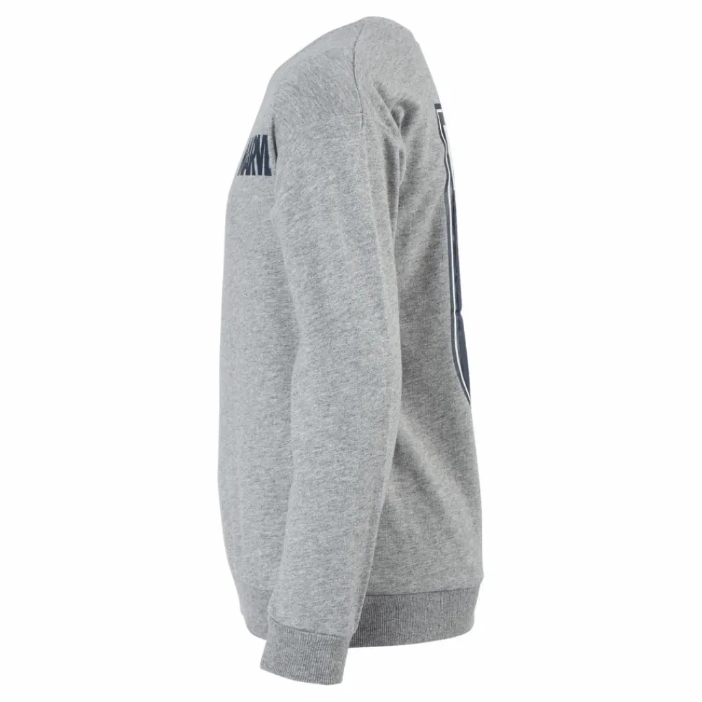 Name It Nkmmarvel Patryc Sweat Bru Mar Grey Melange Grå New